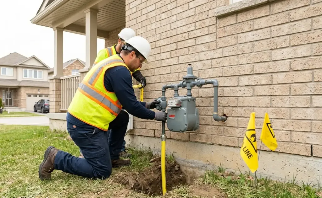 Aardgas installatie woning - Keuring + eerste openzetting meter